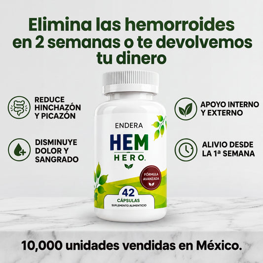 Endera™ Suplemento Para Aliviar Las Hemorroides